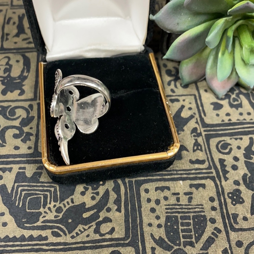 Onyx Dragonfly Ring - image 4